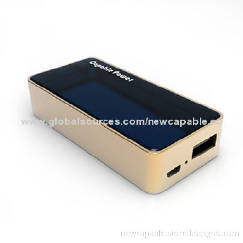 Colorful Designed Power Bank, 5,200mAh Capacity, 5V DC/0.8A Input